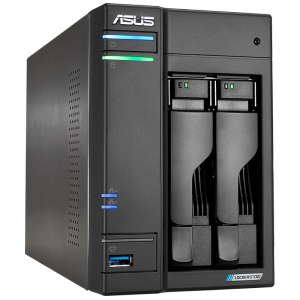 华硕（ASUS）AS6602T 2盘位4G内存四核心处理器NAS网络存储服务器/私有云/双2.5G口（无内置硬盘）