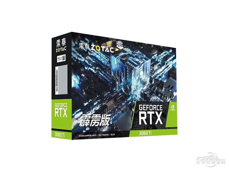 索泰RTX 3060Ti-8GD6 霹雳版GE HA