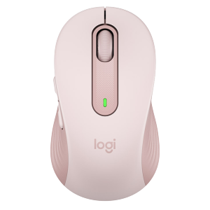 罗技（Logitech） M650无线蓝牙鼠标 办公轻音鼠标 iPad Mac鼠标 大小手型可选 罗技M650  粉色-中小手型