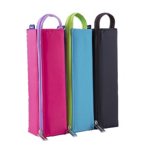 国誉（KOKUYO） 笔袋WSG-PC22大容量收纳袋可展开便携对开式男女笔袋方形学生文具袋 新配色 蓝绿
