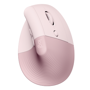 罗技（Logitech） Lift无线人体工学垂直鼠标 Vertical无线蓝牙轻音办公鼠标中小手型 粉色