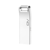 OV 8GB USB2.0 U盘 U22 银色 金属简约设计迷你车载优盘