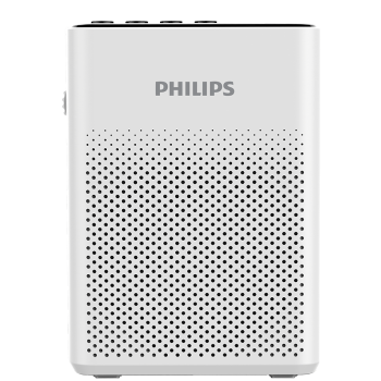 飞利浦（PHILIPS）SBM200 小蜜蜂扩音器便携插卡音箱会议扬声器麦克风喇叭喊话教师导游专用教学讲课户外小巧迷你白