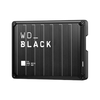 西部数据（WD）BLACK P10 机械移动硬盘 游戏硬盘 支持ps4 xbo 内存扩展等游戏机外接 金属高效散热 4TB-P10系列（2.5英寸便携式-5400转） 官方标配
