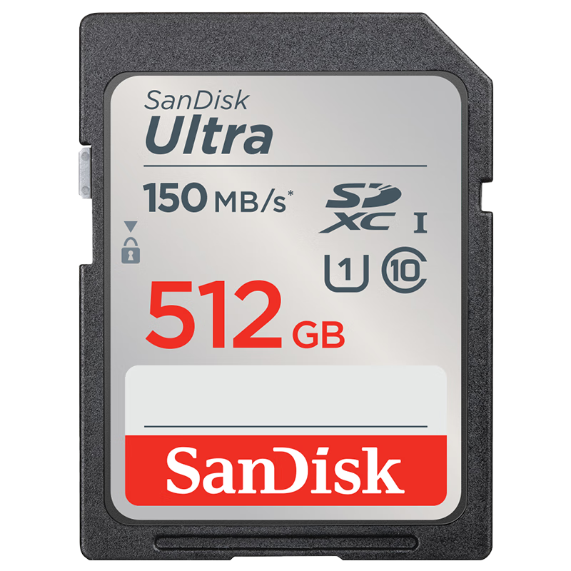 ϣSanDisk512GB SDڴ濨 U1 C10 ٴ洢 150MB/sȫƵ 