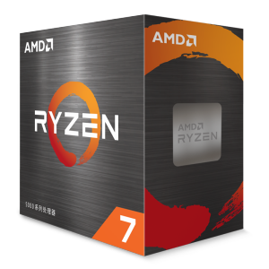 AMD 锐龙 CPU 台式机处理器 R7 5700X 盒装CPU