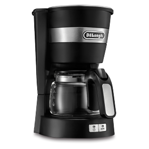 德龙（Delonghi）咖啡机 美式滴漏式咖啡壶 家用迷你半自动咖啡机 ICM14011（黑色）