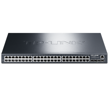 TP-LINK TL-SG5452 48口千兆三层网管型核心交换机 4千兆光纤口