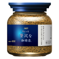 AGF冻干速溶黑咖啡粉日本进口MAXIM马克西姆自制美式生椰拿铁咖啡 AGF蓝白盖速溶咖啡粉80g