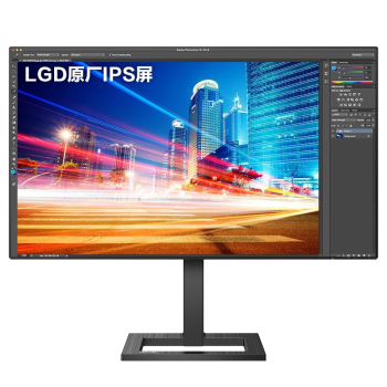 飞利浦 23.8英寸 LGD-IPS全面屏 75Hz 四边微边框 可升降 网课学习 办公显示器 电脑显示屏 242E2FE