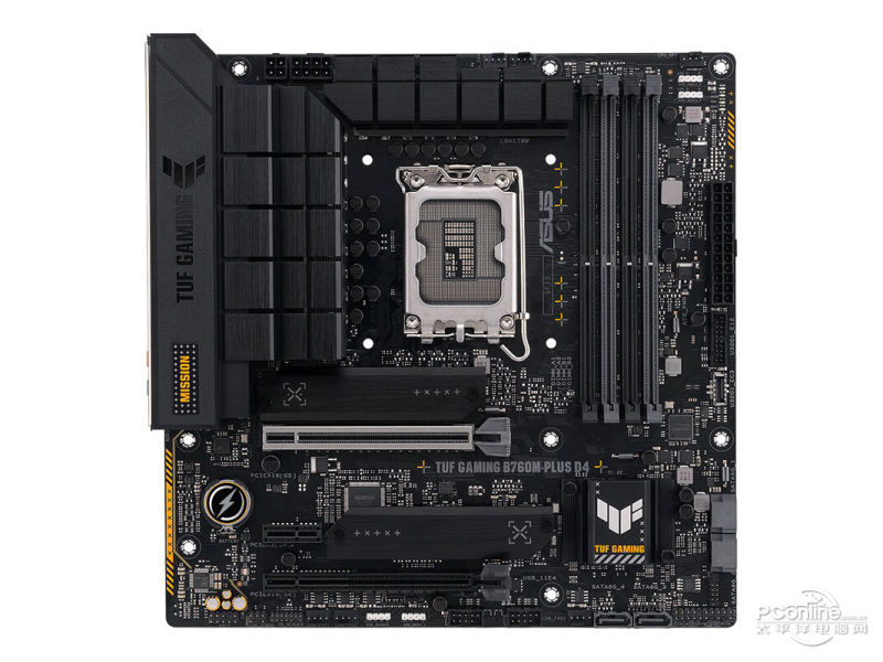 华硕TUF GAMING B760M-PLUS D4 正面