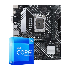 英特尔（Intel） I5 12400F 12490F 12600KF搭华硕B660主板CPU套装 华硕PRIME B660M-K D4套装 i5 12400F 6核12线程 十二代