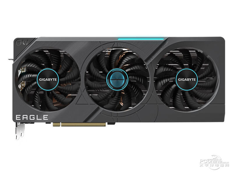 技嘉GeForce RTX 4070Ti EAGLE 12G正面