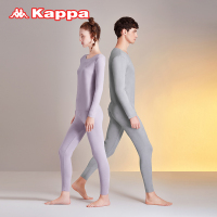 Kappa/卡帕肌底衣保暖情侣套装简约长袖长裤秋衣
