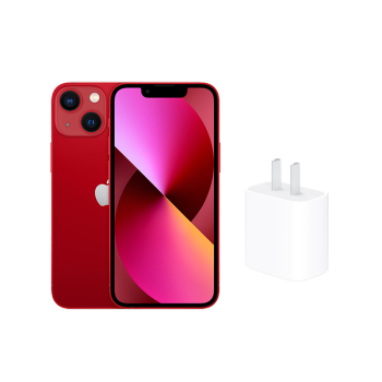 Apple iPhone 13 (A2634) 256GB 红色 支持移动联通电信5G 双卡双待手机【快充套装】