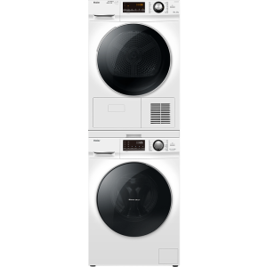 海尔（Haier）白色洗烘套装1.08洗净比10Kg滚筒洗衣机全自动+热泵烘干机家用香薰除菌129W