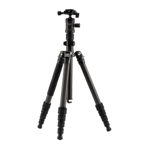 富图宝 Fotopro MG4 双全景云台 3K碳纤维专业数码相机微单摄影摄像三脚架云台 送手机夹 灰色 