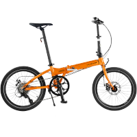 大行（DAHON） 顺丰发货折叠自行车D8碟刹20寸8速成人男女铝合金单车KBA083 橙色