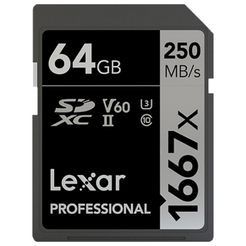 ׿ɳڴ濨64G 4KSDV60΢洢UHS-II SD 64Gڴ濨 1667X Pro дٴ