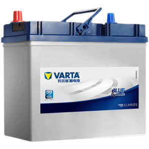 瓦尔塔（VARTA）蓝标汽车蓄电池55B24L免维护电瓶45AH适配逍客轩逸骐达骊威新阳光 蓝标55B24L