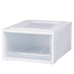 爱丽思（IRIS）【买3勉1】爱丽思收纳箱可叠加塑料抽屉式收纳箱储物箱内衣收纳盒【荐】46L白色BC-450D补贴款