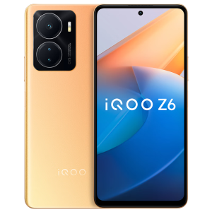 vivo iQOO Z6 8GB+256GB 金橙 80W闪充 6400万像素光学防抖 骁龙778G Plus 5G智能手机iqooz6