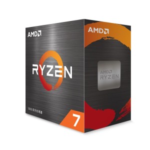AMD锐龙7 5700X 电脑 cpu处理器(r7) )7nm 8核16线程 3.4全新盒装