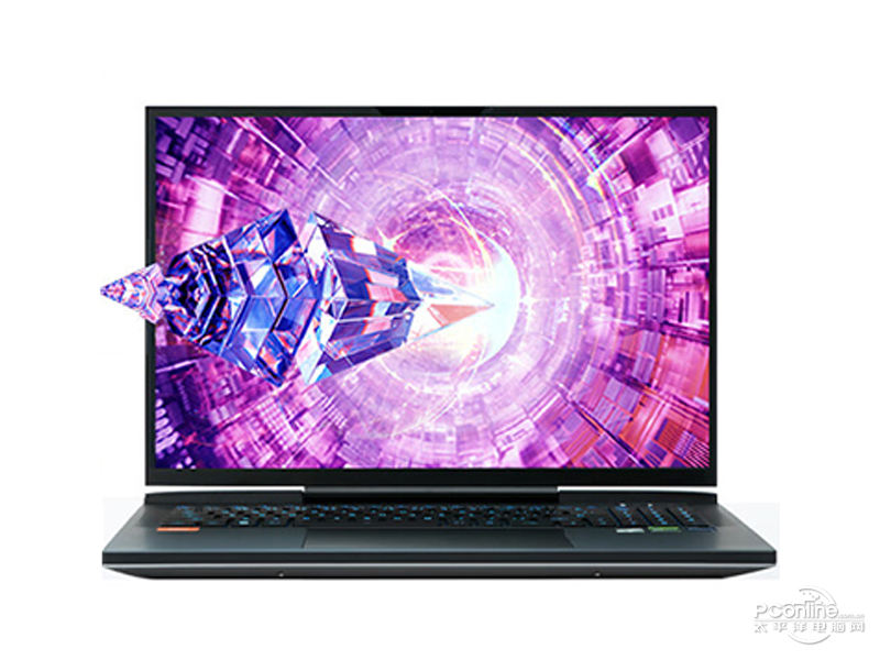 机械革命旷世X(酷睿i9-13900HX/32GB/1TB/RTX4080/240Hz/2.5K/水冷版) 前视