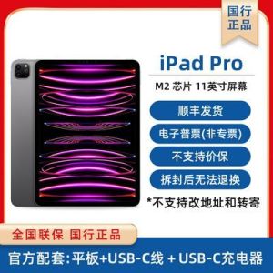 Apple/ iPad Pro 11英寸平板电脑 2022年款128G【2月8日发完】