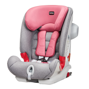宝得适（BRITAX）儿童安全座椅9个月-12岁三重固定汽车isofix接口百变骑士II玫瑰粉