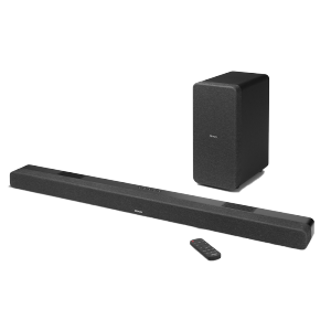 天龙（DENON） DHT-S517无线蓝牙音响 5.1音箱套装 回音壁 家用客厅 条形音箱 低音炮 黑色