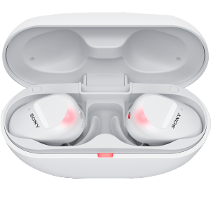 索尼（SONY） WF-SP800N真无线降噪运动耳机 支持重低音蓝牙入耳式耳塞 跑步健身防汗防水 白色