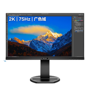 飞利浦（PHILIPS） 27英寸 2K 75Hz IPS技术 广色域 爱眼低蓝光 升降旋转 电脑显示器 显示屏 275S1E/93