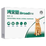Broadline 博来恩 猫用内外驱虫滴剂 2.5-7.5kg 0.9ml*3支