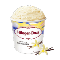 哈根达斯（Haagen-Dazs）【杨幂同款】经典香草口味大桶冰淇淋473ml 家庭装