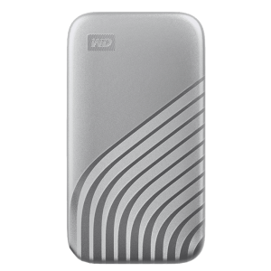 西部数据（WD）NVMe移动固态硬盘（PSSD）My Passport随行SSD type c高速硬盘1050MB/s手机笔记本外置外接兼容MAC 银白色（传输速度1050MB/s） 2TB