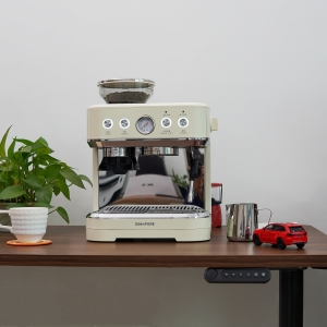 上手简单，在家即可实现个性化口味——宜盾普意式半自动咖啡机