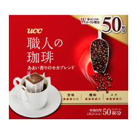 悠诗诗（UCC） 日本进口 滴滤式职人挂耳咖啡粉 研磨烘焙黑咖啡 香醇丰郁50p