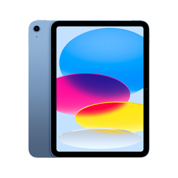 Apple iPad（第 10 代）10.9英寸平板电脑 2022年款（64GB Cellular版/学习办公娱乐游戏/MQ6Y3CH/A） 蓝色