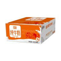 风行牛奶 全脂纯牛奶 200ml*12盒整箱 高温灭菌生牛乳 牛奶礼盒装送礼佳品