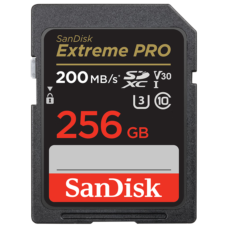 ϣSanDisk256GB SDڴ濨 4K V30 U3 C10 洢 200MB/s д140MB/s ΢/ڴ濨