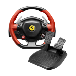 THRUSTMASTER 图马思特 Ferrari 458 Spider 弹力绳反馈方向盘 黑红色