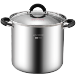 美厨（maxcook）汤锅304不锈钢 复底高汤锅24cm 燃气炉电磁炉通用 MCH-24