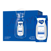 蒙牛 纯牛奶营养早餐奶整箱纯奶 200ml*24盒*2箱