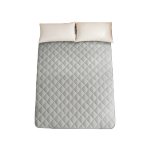 京东京造 A类纳米级科技抗菌床褥 双人加厚床垫保护套 150*200cm 1.5m灰色