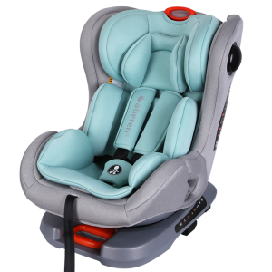 佳贝爱安全座椅儿童安全座椅汽车用0-4-12岁婴儿宝宝车载座椅360度旋转 尊享款灰[SIP侧保护+360度旋转]