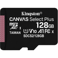 金士顿（Kingston）行车记录仪内存卡 高速TF卡 摄像头 监控手机 U1存储卡 SDCS2/128GB【送 读卡器+收纳盒+卡套】