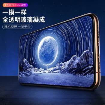 2Ƭװ OPPO Reno6ֻĤĤreno6ֻĤȫ5GĥɰĤ ȫ͸ָ*2Ƭװ