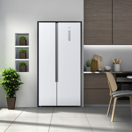 [超薄嵌入]西门子 501升 超薄对开门冰箱 家用嵌入式双开门电冰箱 风冷无霜 KX50NA20TI