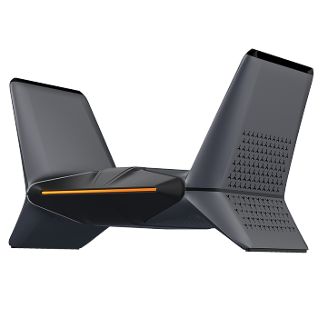 雷神（ThundeRobot）X5电竞路由器WiFi6满血AX6600千兆三频游戏加速四核CPU2.5G网口智能5G家用无线穿墙RA66